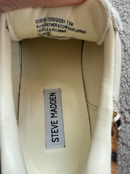 Steve Madden Cream platform Casual Sneakers - Picture 5 of 5